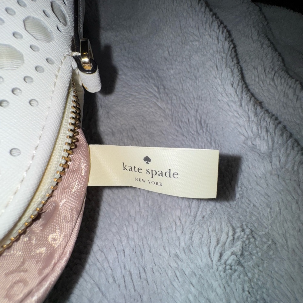 Kate Spade Newbury Lane Handbag, White perforated - Picture 10 of 10